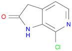 2H-Pyrrolo[2,3-c]pyridin-2-one, 7-chloro-1,3-dihydro-