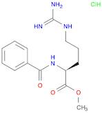 L-Arginine, N2-benzoyl-, methyl ester, hydrochloride (1:1)