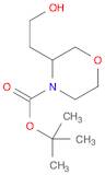 4-Morpholinecarboxylic acid, 3-(2-hydroxyethyl)-, 1,1-dimethylethyl ester