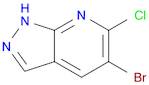 1H-Pyrazolo[3,4-b]pyridine, 5-bromo-6-chloro-