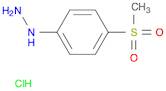 Hydrazine, [4-(methylsulfonyl)phenyl]-, hydrochloride (1:1)