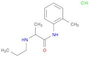 Propanamide, N-(2-methylphenyl)-2-(propylamino)-, hydrochloride (1:1)