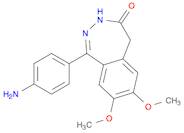 4H-2,3-Benzodiazepin-4-one, 1-(4-aminophenyl)-3,5-dihydro-7,8-dimethoxy-