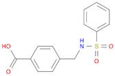 Benzoic acid, 4-[[(phenylsulfonyl)amino]methyl]-