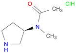 Acetamide, N-methyl-N-(3R)-3-pyrrolidinyl-, hydrochloride (1:1)