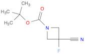1-Azetidinecarboxylic acid, 3-cyano-3-fluoro-, 1,1-dimethylethyl ester