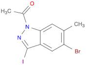 Ethanone, 1-(5-bromo-3-iodo-6-methyl-1H-indazol-1-yl)-