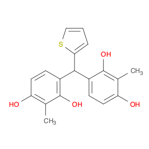 1,3-Benzenediol, 4,4'-(2-thienylmethylene)bis[2-methyl-