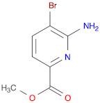 2-Pyridinecarboxylic acid, 6-amino-5-bromo-, methyl ester