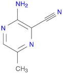 2-Pyrazinecarbonitrile, 3-amino-6-methyl-