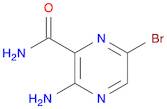 2-Pyrazinecarboxamide, 3-amino-6-bromo-