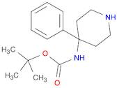 Carbamic acid, N-(4-phenyl-4-piperidinyl)-, 1,1-dimethylethyl ester