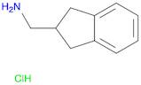 1H-Indene-2-methanamine, 2,3-dihydro-, hydrochloride (1:1)
