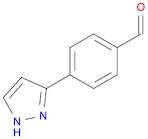 Benzaldehyde, 4-(1H-pyrazol-3-yl)-