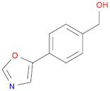 Benzenemethanol, 4-(5-oxazolyl)-
