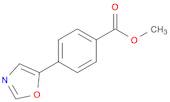 Benzoic acid, 4-(5-oxazolyl)-, methyl ester