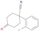 Cyclohexanecarbonitrile, 1-(2-fluorophenyl)-4-oxo-