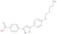 Benzoic acid, 4-[5-[4-(pentyloxy)phenyl]-3-isoxazolyl]-