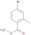 Benzoic acid, 4-bromo-2-fluoro-, methyl ester