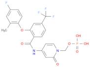 Benzamide, N-[1,2-dihydro-2-oxo-1-[(phosphonooxy)methyl]-4-pyridinyl]-2-(4-fluoro-2-methylphenoxy)-4-(trifluoromethyl)-