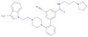 [1,1'-Biphenyl]-3-carboxamide, 5-cyano-2'-[4-[2-(3-methyl-1H-indol-1-yl)ethyl]-1-piperazinyl]-N-[3-(1-pyrrolidinyl)propyl]-