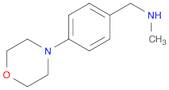 Benzenemethanamine, N-methyl-4-(4-morpholinyl)-