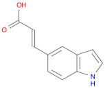 2-Propenoic acid, 3-(1H-indol-5-yl)-, (2E)-