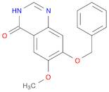 4(3H)-Quinazolinone, 6-methoxy-7-(phenylmethoxy)-
