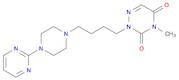 1,2,4-Triazine-3,5(2H,4H)-dione, 4-methyl-2-[4-[4-(2-pyrimidinyl)-1-piperazinyl]butyl]-