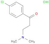 1-Propanone, 1-(4-chlorophenyl)-3-(dimethylamino)-, hydrochloride (1:1)