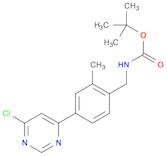 Carbamic acid, N-[[4-(6-chloro-4-pyrimidinyl)-2-methylphenyl]methyl]-, 1,1-dimethylethyl ester