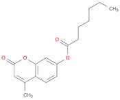 Heptanoic acid, 4-methyl-2-oxo-2H-1-benzopyran-7-yl ester