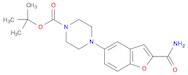 1-Piperazinecarboxylic acid, 4-[2-(aminocarbonyl)-5-benzofuranyl]-, 1,1-dimethylethyl ester