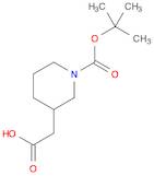 3-Piperidineacetic acid, 1-[(1,1-dimethylethoxy)carbonyl]-