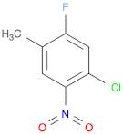 Benzene, 1-chloro-5-fluoro-4-methyl-2-nitro-