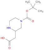 2-Piperazineacetic acid, 4-[(1,1-dimethylethoxy)carbonyl]-