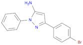 1H-Pyrazol-5-amine, 3-(4-bromophenyl)-1-phenyl-