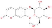 2H-1-Benzopyran-2-one, 6-(β-D-glucopyranosyloxy)-7-methoxy-