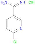 3-Pyridinecarboximidamide, 6-chloro-, hydrochloride (1:1)
