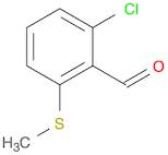 Benzaldehyde, 2-chloro-6-(methylthio)-