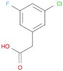 Benzeneacetic acid, 3-chloro-5-fluoro-