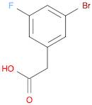 Benzeneacetic acid, 3-bromo-5-fluoro-