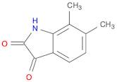 1H-Indole-2,3-dione, 6,7-dimethyl-