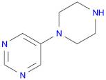 Pyrimidine, 5-(1-piperazinyl)-