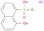 1-Naphthalenesulfonic acid, 8-hydroxy-, sodium salt (1:1)