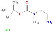 Carbamic acid, N-(2-aminoethyl)-N-methyl-, 1,1-dimethylethyl ester, hydrochloride (1:1)