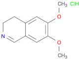 Isoquinoline, 3,4-dihydro-6,7-dimethoxy-, hydrochloride (1:1)