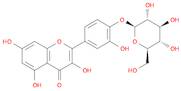 4H-1-Benzopyran-4-one, 2-[4-(β-D-glucopyranosyloxy)-3-hydroxyphenyl]-3,5,7-trihydroxy-