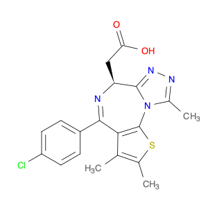 6H-Thieno[3,2-f][1,2,4]triazolo[4,3-a][1,4]diazepine-6-acetic acid, 4-(4-chlorophenyl)-2,3,9-triMethyl-, (6S)-