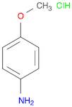 Benzenamine, 4-methoxy-, hydrochloride (1:1)